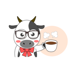 Funny cow Sticker sticker #8177736