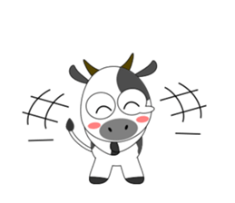 Funny cow Sticker sticker #8177737
