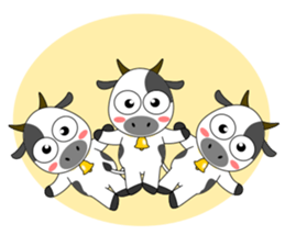Funny cow Sticker sticker #8177738