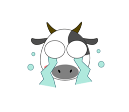 Funny cow Sticker sticker #8177739
