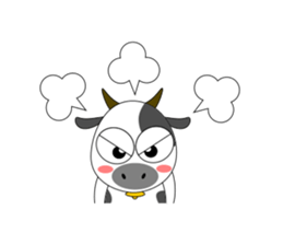 Funny cow Sticker sticker #8177742