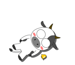 Funny cow Sticker sticker #8177746