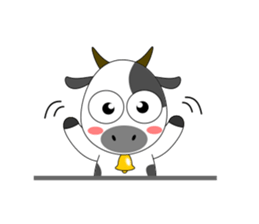 Funny cow Sticker sticker #8177747