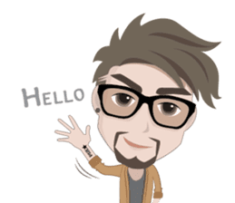 Moong Ming Hipster (E) sticker #8190308