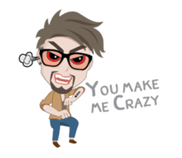 Moong Ming Hipster (E) sticker #8190325