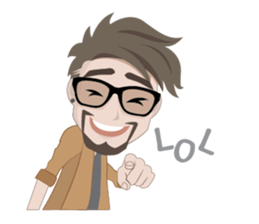 Moong Ming Hipster (E) sticker #8190334