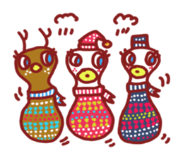 BEST DUCK GIRLS Christmas New Year sticker #8212183