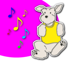 bii schnauzer - version 4 sticker #8335813