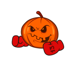 Vampy. Vampire & Pumpkin sticker #8339369