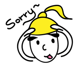 Thinhking Girl sticker #8342509