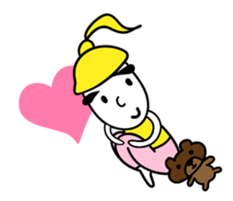 Thinhking Girl sticker #8342514