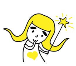 Thinhking Girl sticker #8342532