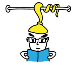 Thinhking Girl sticker #8342533