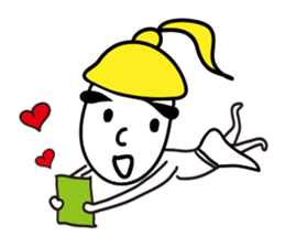 Thinhking Girl sticker #8342545