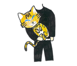 001_Bengal Cat Sticker(Handwriting) sticker #8633271