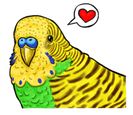 parrot like to talk sticker #8792840