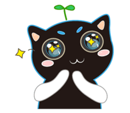 A Cat Named Moemoeme Shirokuroneko 2 sticker #8870099