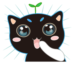 A Cat Named Moemoeme Shirokuroneko 2 sticker #8870101
