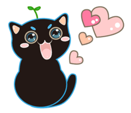 A Cat Named Moemoeme Shirokuroneko 2 sticker #8870106