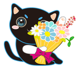 A Cat Named Moemoeme Shirokuroneko 2 sticker #8870111