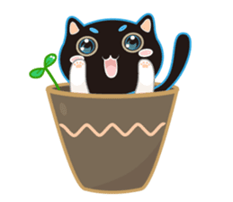 A Cat Named Moemoeme Shirokuroneko 2 sticker #8870117