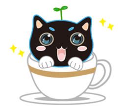A Cat Named Moemoeme Shirokuroneko 2 sticker #8870120