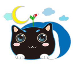 A Cat Named Moemoeme Shirokuroneko 2 sticker #8870121