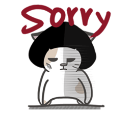 LIKE A MUSHROOM CAT sticker #8943396