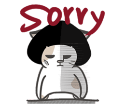 LIKE A MUSHROOM CAT sticker #8943396