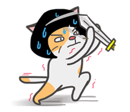 LIKE A MUSHROOM CAT sticker #8943399