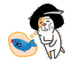 LIKE A MUSHROOM CAT sticker #8943401