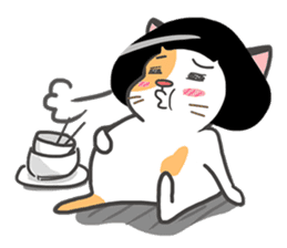 LIKE A MUSHROOM CAT sticker #8943402