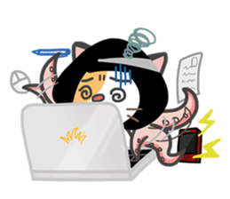 LIKE A MUSHROOM CAT sticker #8943404