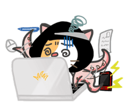 LIKE A MUSHROOM CAT sticker #8943404