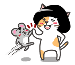 LIKE A MUSHROOM CAT sticker #8943405