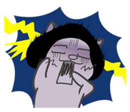 LIKE A MUSHROOM CAT sticker #8943414