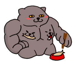 Pectoral muscle cat. sticker #9030296