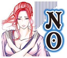 Sengoku miyabi girls Japanese ver. sticker #9140409