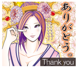 Sengoku miyabi girls Japanese ver. sticker #9140421