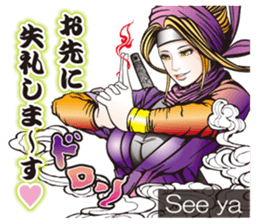Sengoku miyabi girls Japanese ver. sticker #9140424