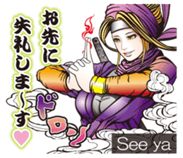 Sengoku miyabi girls Japanese ver. sticker #9140424