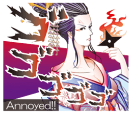 Sengoku miyabi girls Japanese ver. sticker #9140434