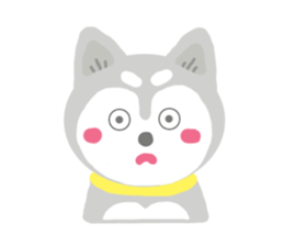 Cute Husky Stickers sticker #9159716
