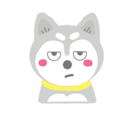 Cute Husky Stickers sticker #9159719