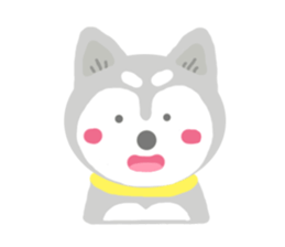 Cute Husky Stickers sticker #9159733