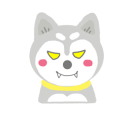 Cute Husky Stickers sticker #9159744