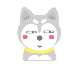 Cute Husky Stickers sticker #9159748