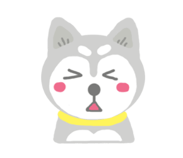 Cute Husky Stickers sticker #9159749