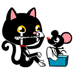 Blake is laughing cat