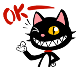 Blake is laughing cat sticker #9171157